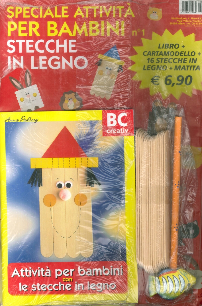 Speciale Attivita' Per Bambini. Stecche di legno
