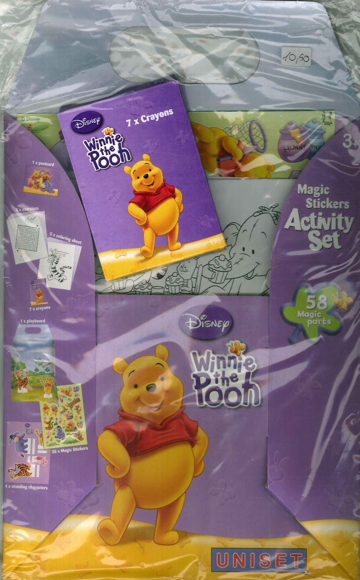 Winnie the pooh. Magic stickers activity set. Winnie the pooh. Magic stickers activity set.
