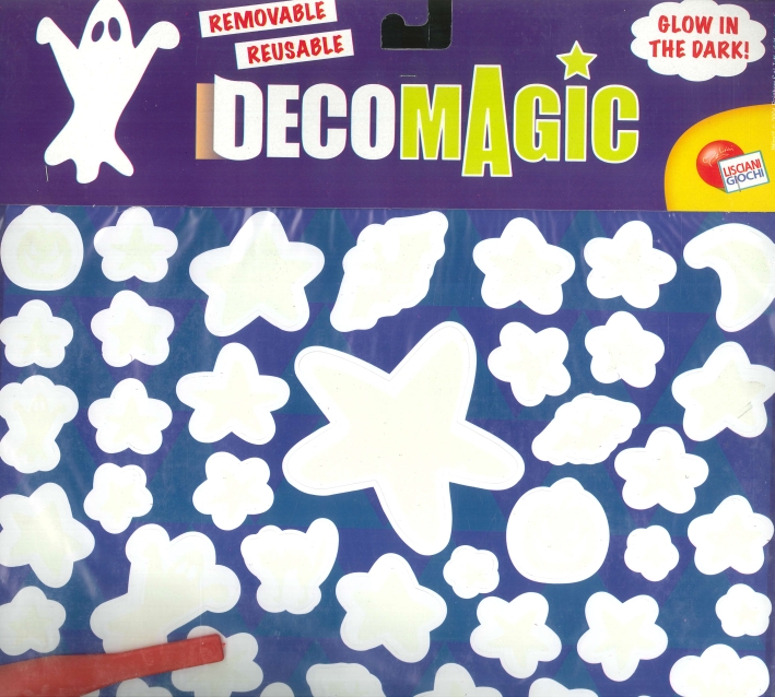 Stelle. Crea e decora la tua cameretta. Stickers rimovibili e riutilizzabili. Brillano al buio. (34x24 cm). (conf.3 pz)