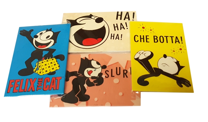 Felix The cat. Magneti. Confezione 4 Blister