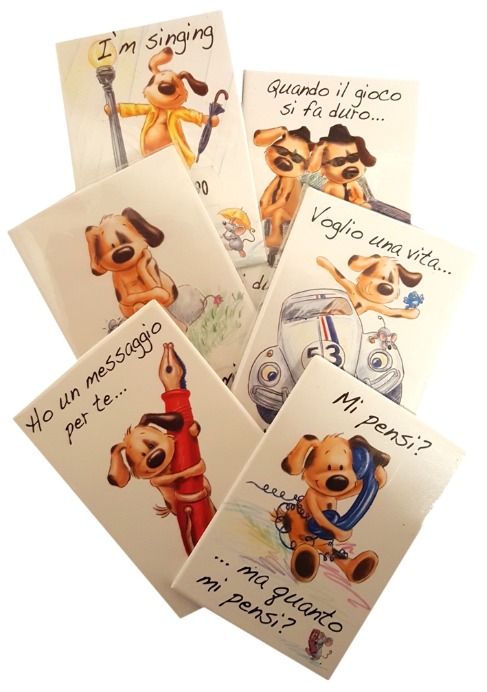 Cagnolino. Magneti. Confezione 6 Blister Cagnolino. Magneti. Confezione 6 Blister