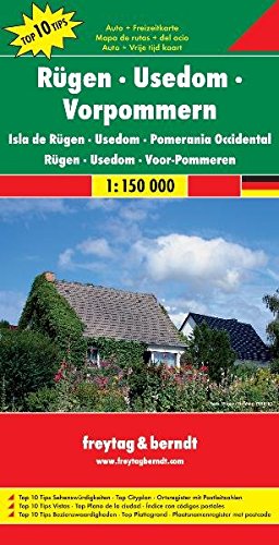 Rügen, Usedom, Vorpommern 1:150.000. Rügen, Usedom, Vorpommern 1:150.000.