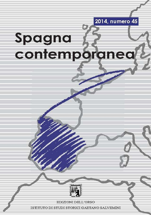 Spagna contemporanea. Semestrale di storia e bibliografia dell'Istituto di studi storici Spagna contemporanea. Semestrale di storia e bibliografia dell'Istituto di studi storici