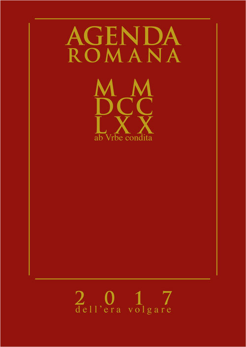 Agenda romana MMDCCLXX Agenda romana MMDCCLXX