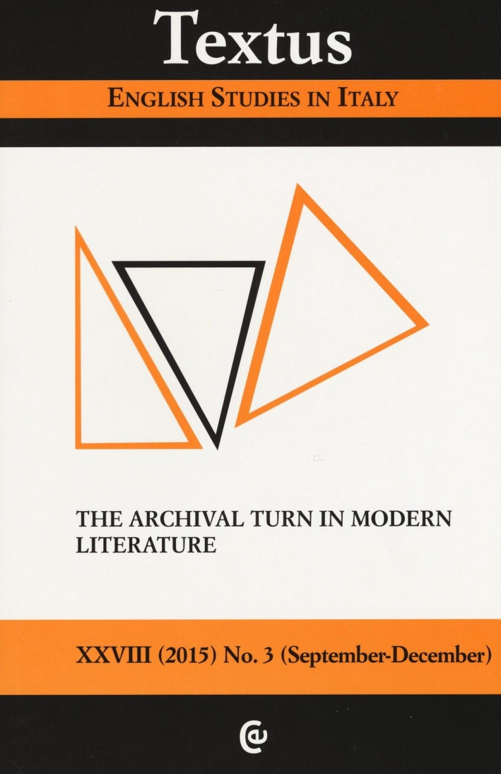 Textus. English studies in Italy (2015). Vol. 3. Textus. English studies in Italy (2015). Vol. 3.