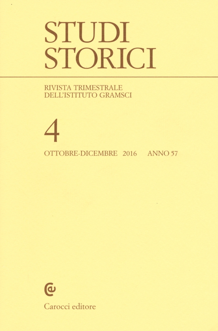 Studi storici. Studi storici.