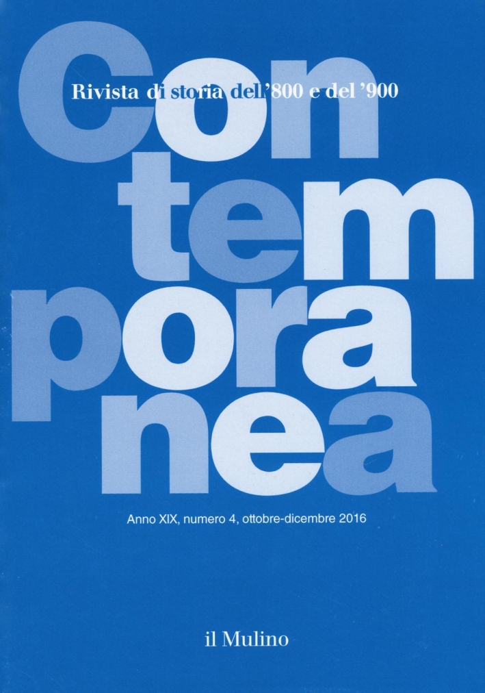 Contemporanea (2016). Vol. 4. Contemporanea (2016). Vol. 4.