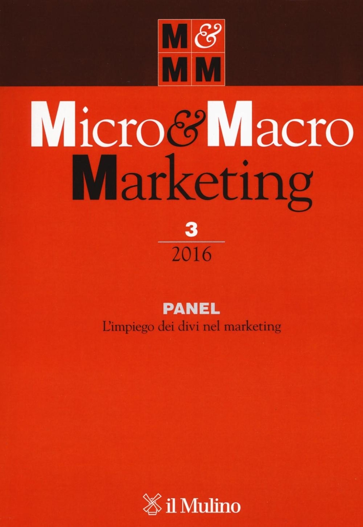 Micro & macro marketing (2016). Vol. 3 Micro & macro marketing (2016). Vol. 3