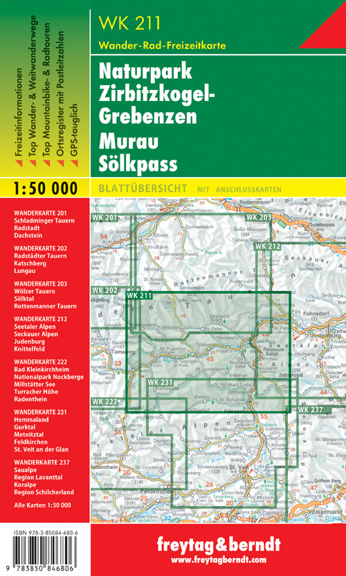 Region Murau 1:50.000. Region Murau 1:50.000.