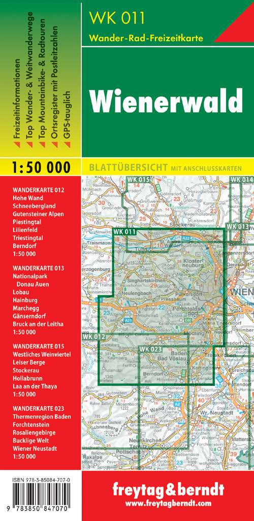 Vienna woods 1:50.000 Vienna woods 1:50.000