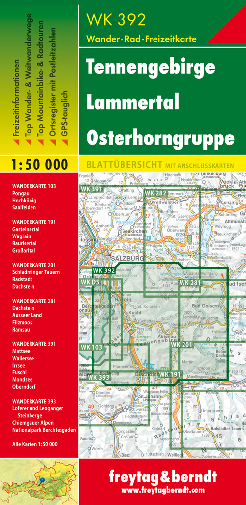 Tennengebirge 1:50.000 Tennengebirge 1:50.000