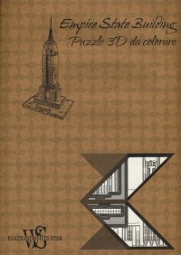Empire State Building. Puzzle 3D da colorare