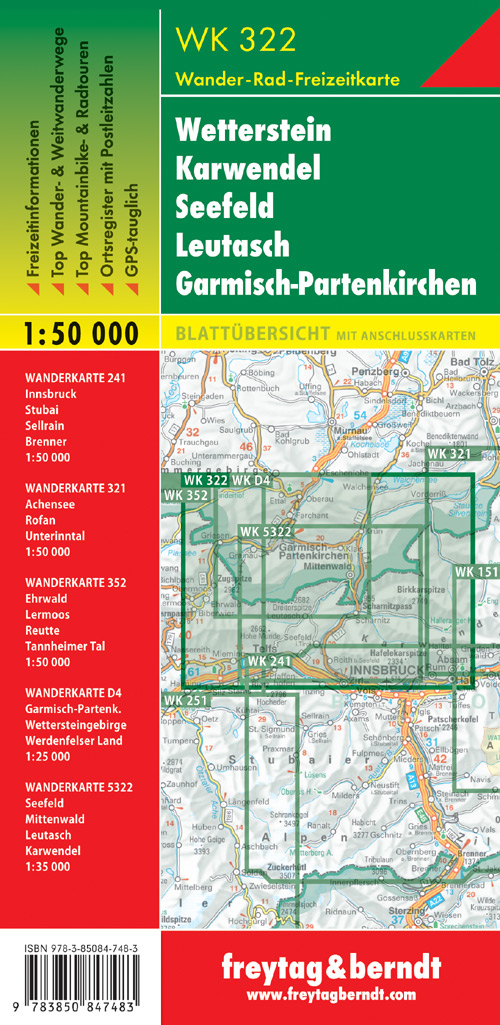 Wetterstein 1:50.000 Wetterstein 1:50.000