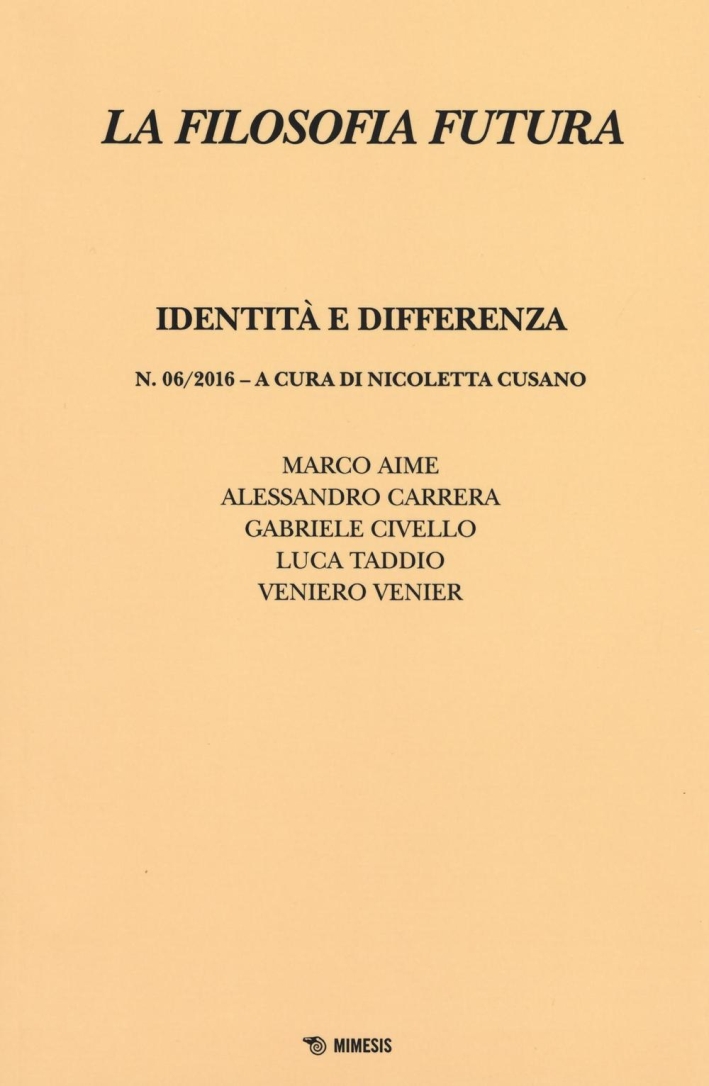 Filosofia futura (2016). Vol. 6 Filosofia futura (2016). Vol. 6