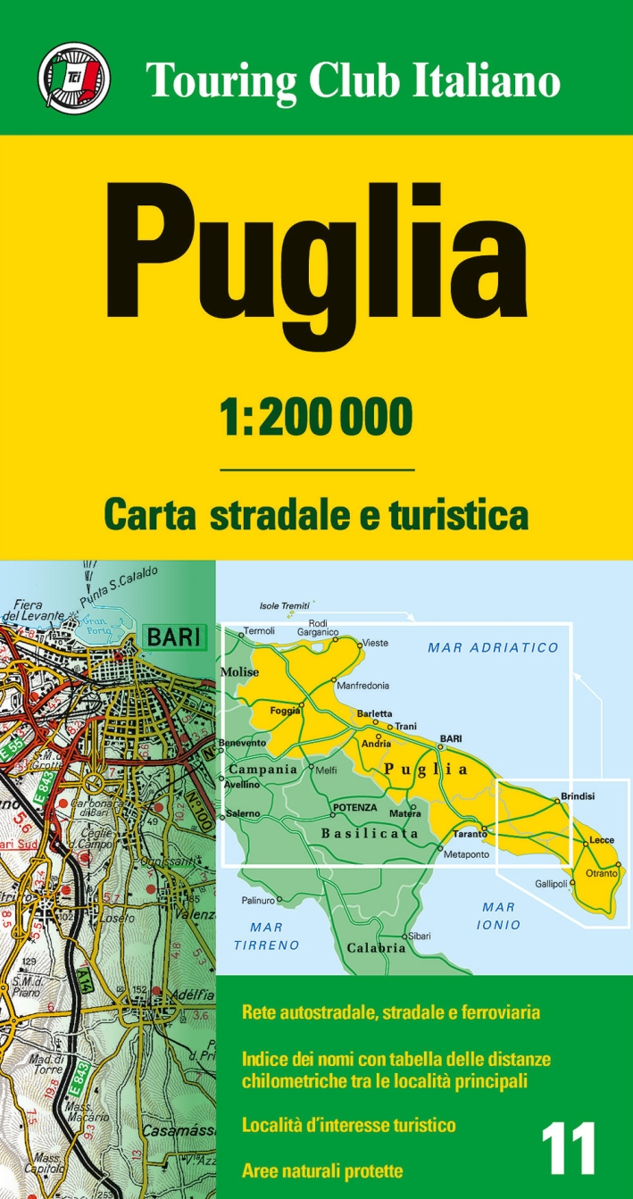 Puglia 1:200.000. Carta stradale e turistica Puglia 1:200.000. Carta stradale e turistica