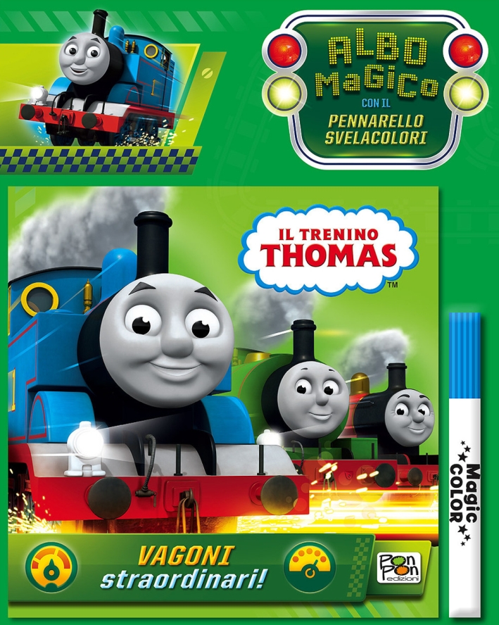 Vagoni straordinari! Thomas & friends. Albo magico. Con pennarello svelacolori Vagoni straordinari! Thomas & friends. Albo magico. Con pennarello svelacolori