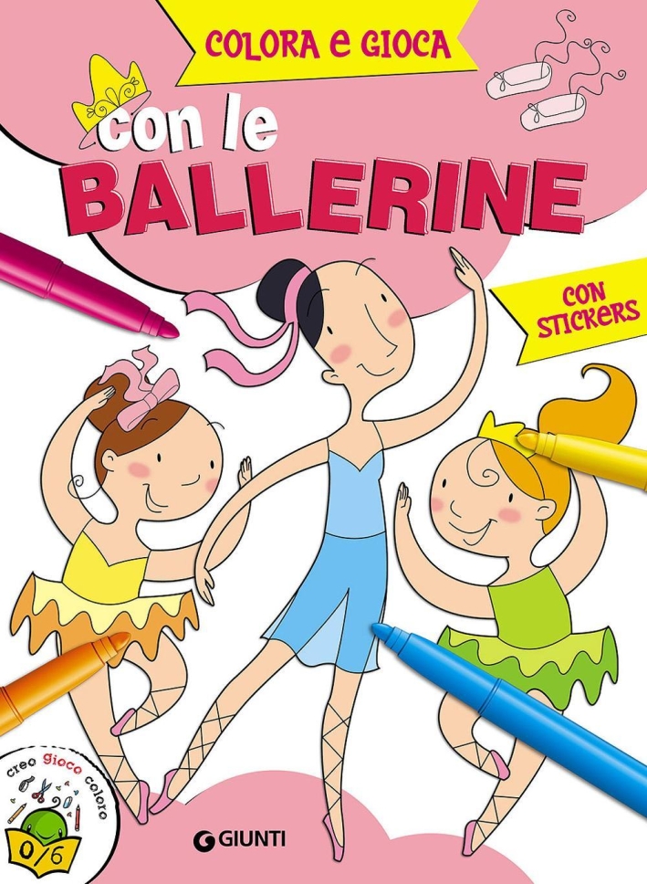 Colora e gioca con le ballerine Colora e gioca con le ballerine