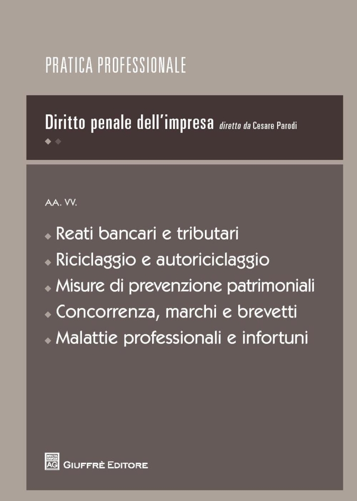Diritto penale dell'impresa Diritto penale dell'impresa