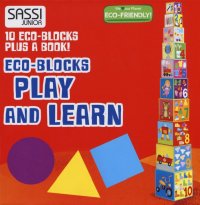 Play and learn. Numbers, shapes, colors, animals. Eco-blocks. Con libretto