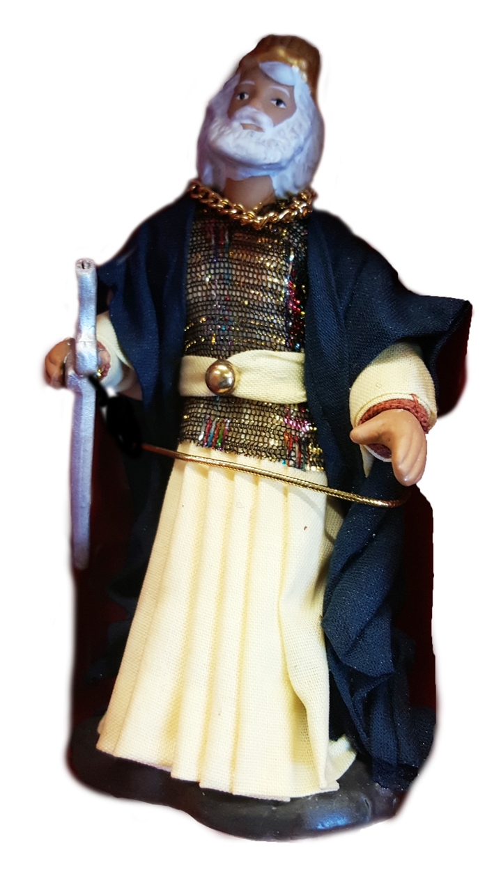 Il mondo del presepe. Statuetta in porcellana. Re Magio. 2. Cm 10x6 Il mondo del presepe. Statuetta in porcellana. Re Magio. 2. Cm 10x6