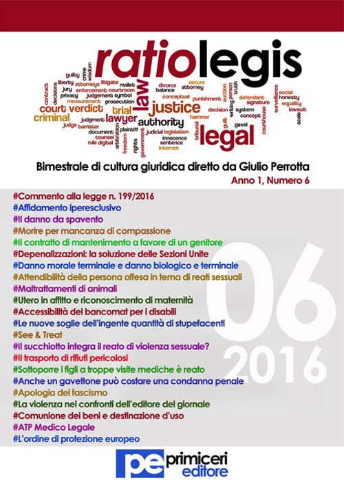Ratio legis (2016). Vol. 6 Ratio legis (2016). Vol. 6