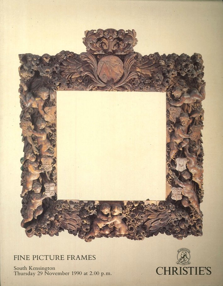 Fine Picture Frames. South Kensington, Thursday 29 November 1990 Fine Picture Frames. South Kensington, Thursday 29 November 1990