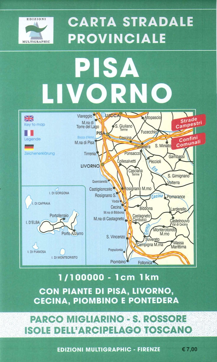 Pisa - Livorno. Scala 1:100000. 224 Pisa - Livorno. Scala 1:100000. 224