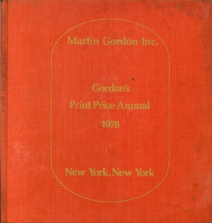 Gordon'S Print Price Annual 1978. Volume 2 Gordon'S Print Price Annual 1978. Volume 2