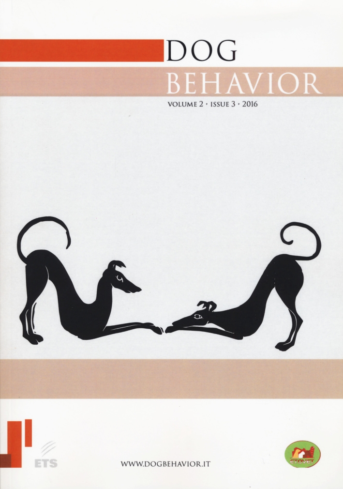 Dog behavior (2016). Vol. 3 Dog behavior (2016). Vol. 3