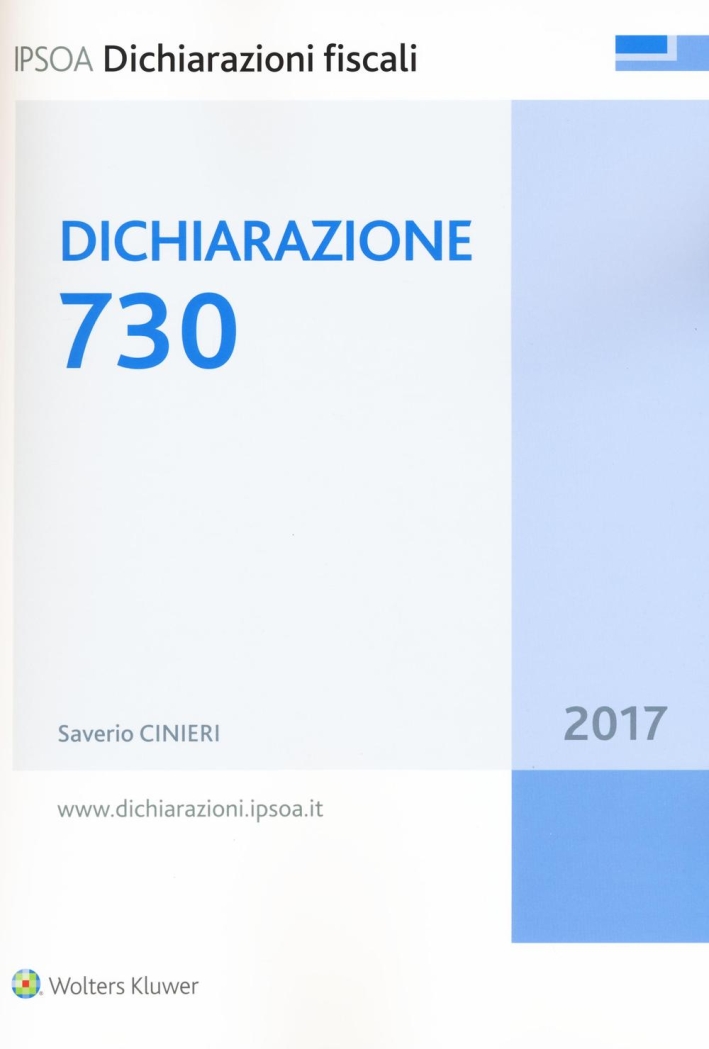 Dichiarazione 730 Dichiarazione 730