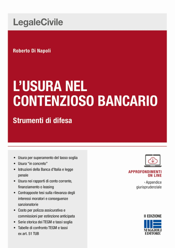 L'usura nel contenzioso bancario L'usura nel contenzioso bancario