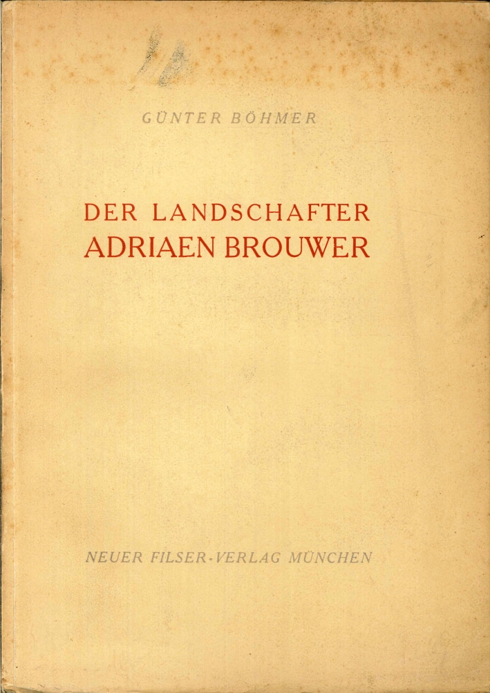 Der Landschafter Adriaen Brouwer Der Landschafter Adriaen Brouwer