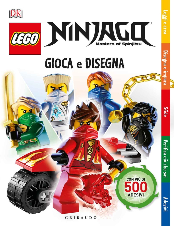 Gioca e disegna. Lego Ninjago. Masters of Spinjitsu. Con adesivi. Ediz. a colori Gioca e disegna. Lego Ninjago. Masters of Spinjitsu. Con adesivi. Ediz. a colori