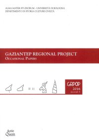Gaziantep Regional Project. Occasional Papers. Report On the 2011 and 2012 Excavations in Area F GRPOP 2016, 1
