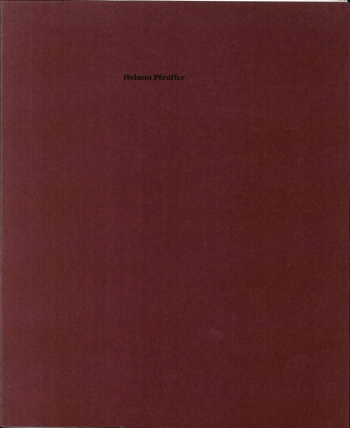 Helmut Pfeuffer: Die Gestalt Der Natur - Die Natur Der Gestalt. Verkorperliche Bildraume. Arbeiten Auf Papier Von 1984 Bis 1994 Helmut Pfeuffer: Die Gestalt Der Natur - Die Natur Der Gestalt. Verkorperliche Bildraume. Arbeiten Auf Papier Von 1984 Bis 1994