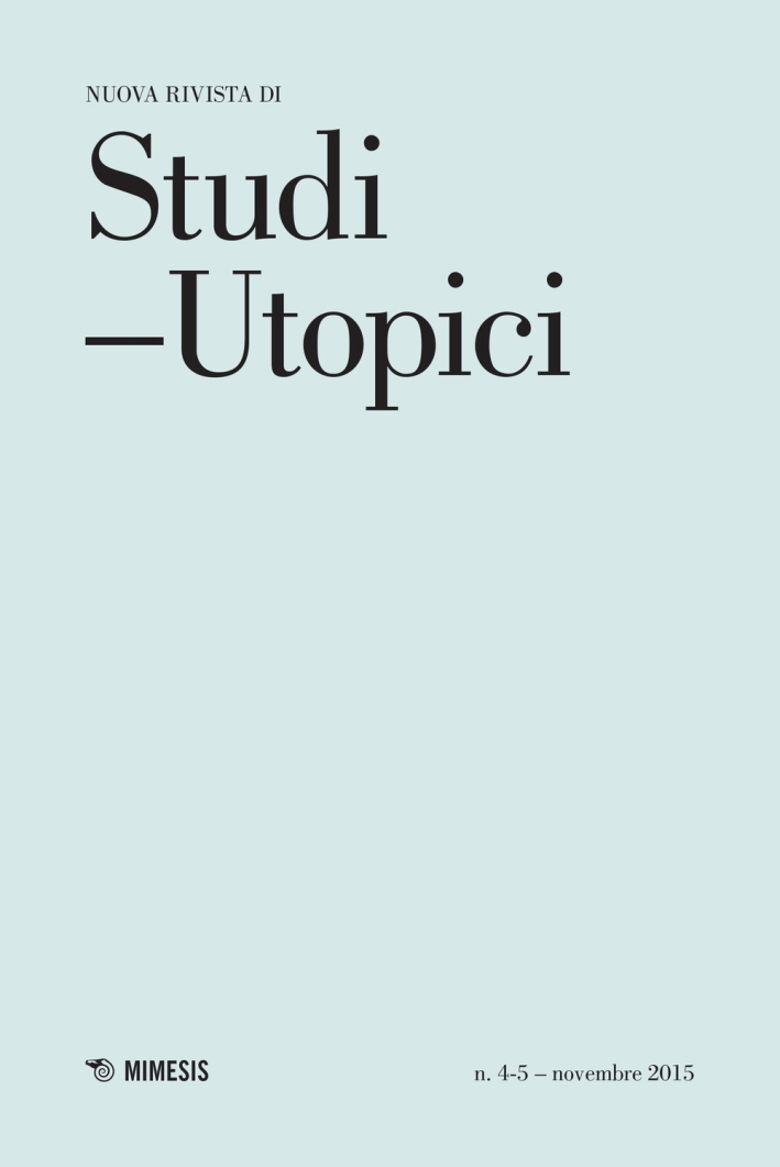 Studi utopici (2016). Vol. 4-5 Studi utopici (2016). Vol. 4-5