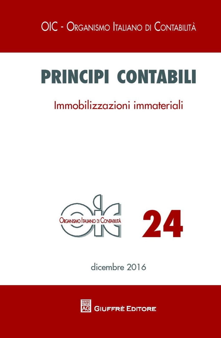 Principi contabili. Vol. 24: Immobilizzazioni immateriali Principi contabili. Vol. 24: Immobilizzazioni immateriali