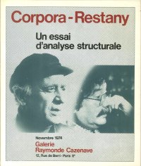 Corpora - Restany, un Essai d'Analyse Structurale