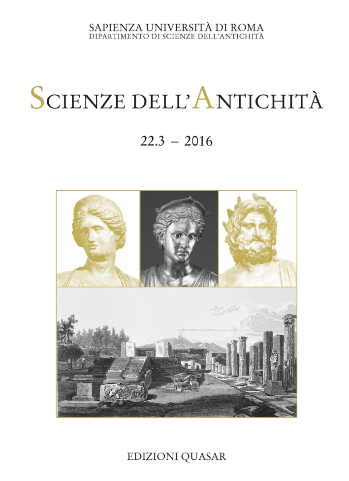 Scienze dell'antichità. Storia, archeologia, antropologia. Vol. 22/3. 2016. I pompeiani e i loro dei. Culti, rituali e funzioni sociali a Pompei Scienze dell'antichità. Storia, archeologia, antropologia. Vol. 22/3. 2016. I pompeiani e i loro dei. Culti, rituali e funzioni sociali a Pompei