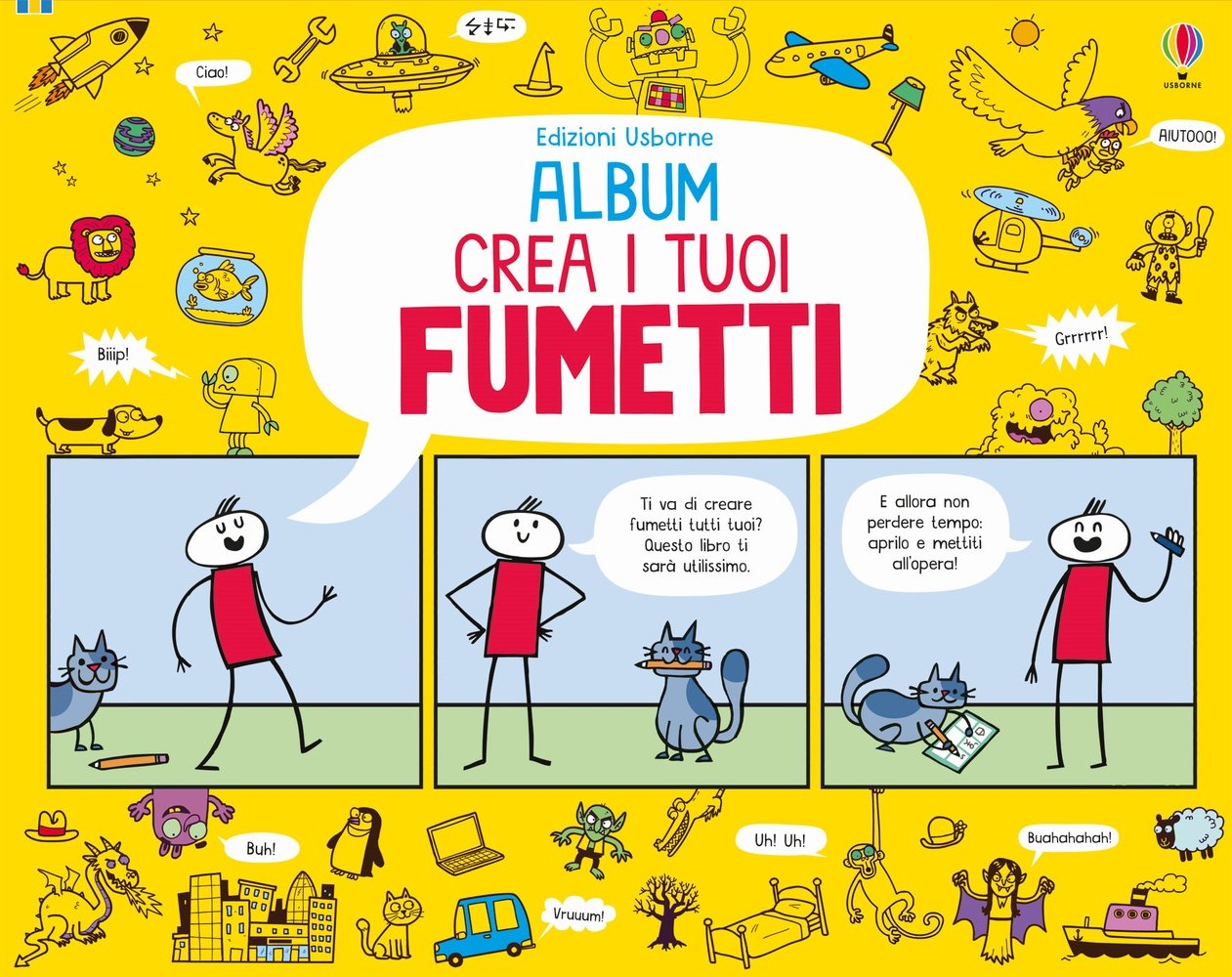 Crea i tuoi fumetti. Album Usborne. Ediz. illustrata Crea i tuoi fumetti. Album Usborne. Ediz. illustrata