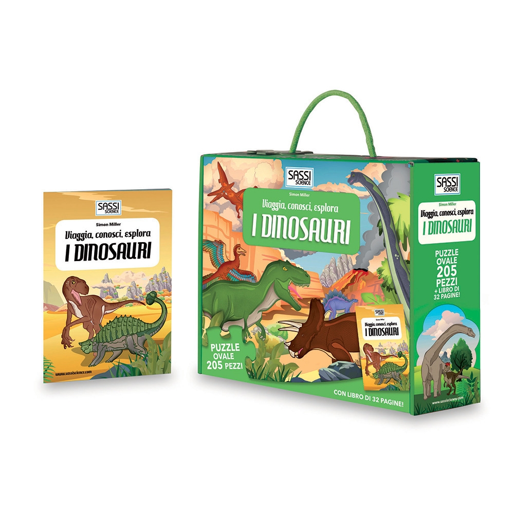 I dinosauri. Viaggia, conosci, esplora. Libro puzzle. Ediz. illustrata. Con puzzle I dinosauri. Viaggia, conosci, esplora. Libro puzzle. Ediz. illustrata. Con puzzle