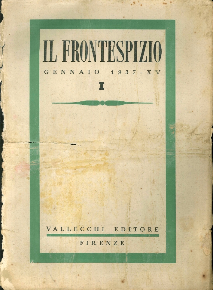 Il frontespizio Il frontespizio
