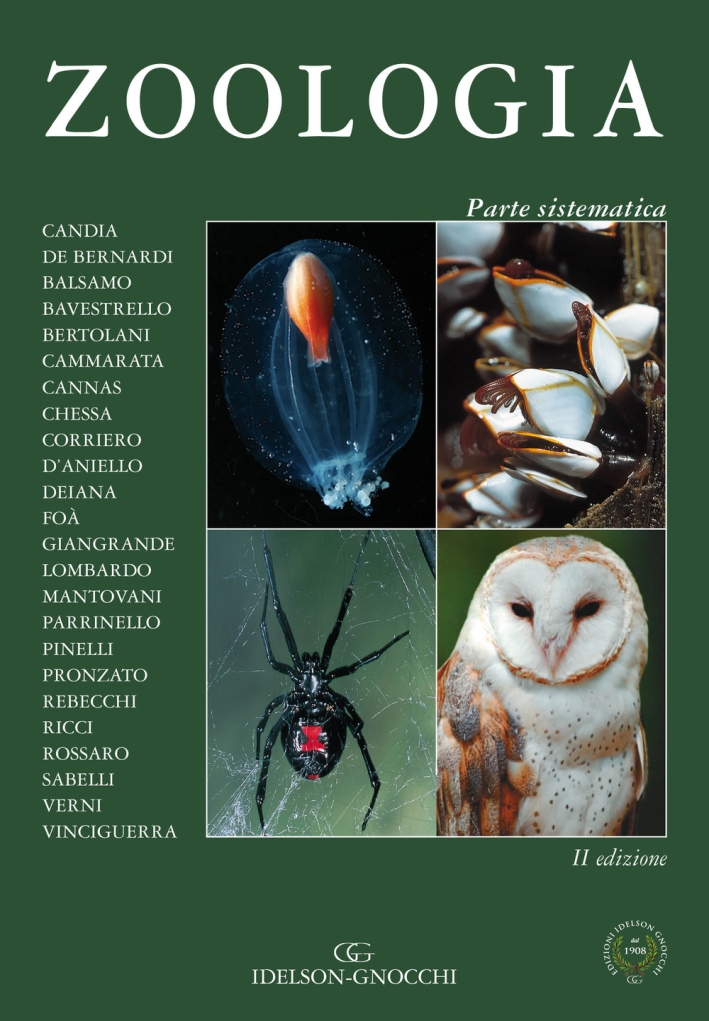 Zoologia. Parte sistematica Zoologia. Parte sistematica