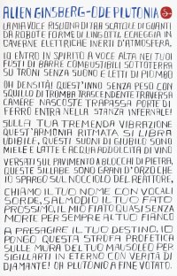 Ode plutonia. Poesie 1977-1980