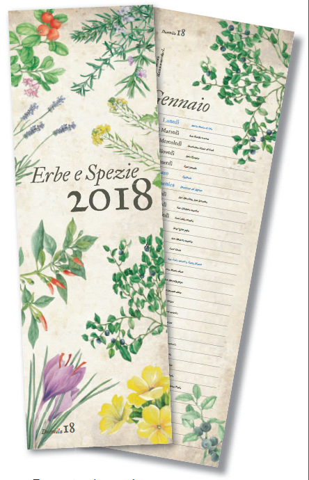 Calendario 2018 Erbe e Spezie Calendario 2018 Erbe e Spezie