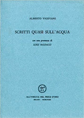 Scritti Quasi sull'Acqua Scritti Quasi sull'Acqua