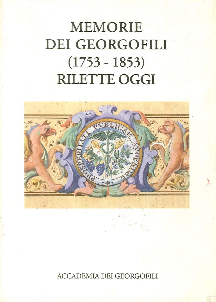 Memorie dei Georgofili (1753-1853) Rilette Oggi. Memorie dei Georgofili (1753-1853) Rilette Oggi.