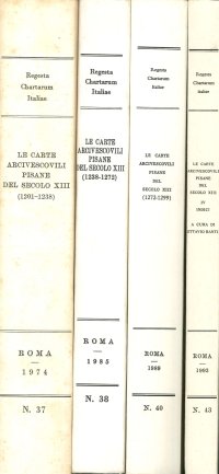 Le carte arcivescovili pisane del secolo XIII. 4 Voll