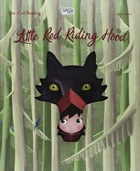 Little red riding hood. Die-cut reading