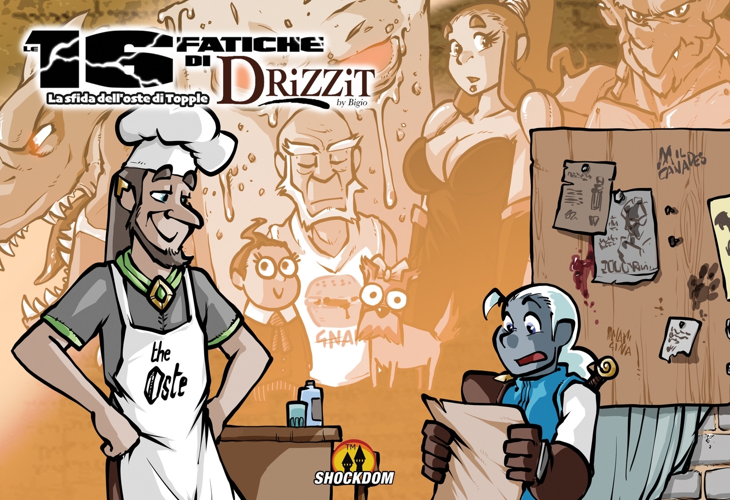 Drizzit. Le 16 fatiche di Drizzit. La sfida dell'oste di Topple Drizzit. Le 16 fatiche di Drizzit. La sfida dell'oste di Topple